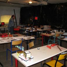 Atelier de photographie à sténopé sous la direction de Jean-Pierre Huet, juin 2008.